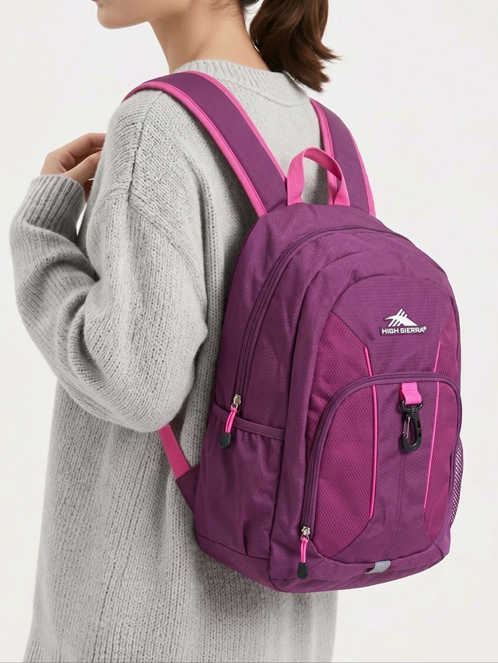 💜High Sierra Fuchsia Riprap Tech Lifestyle Backpack